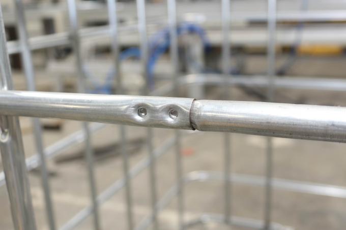 Elektryczna IBC Tote Cage Welding Machine 50Hz PLC Control 225KVA 8