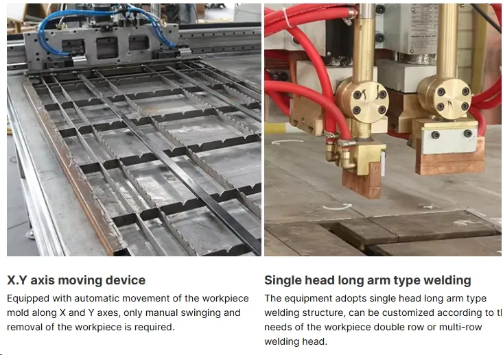 Maszyna do spawania drutu o osi XY Wysokiej prędkości Pełnoautomatyczny Panel Ogrodu Bezpieczeństwa Maszyna do spawania 2