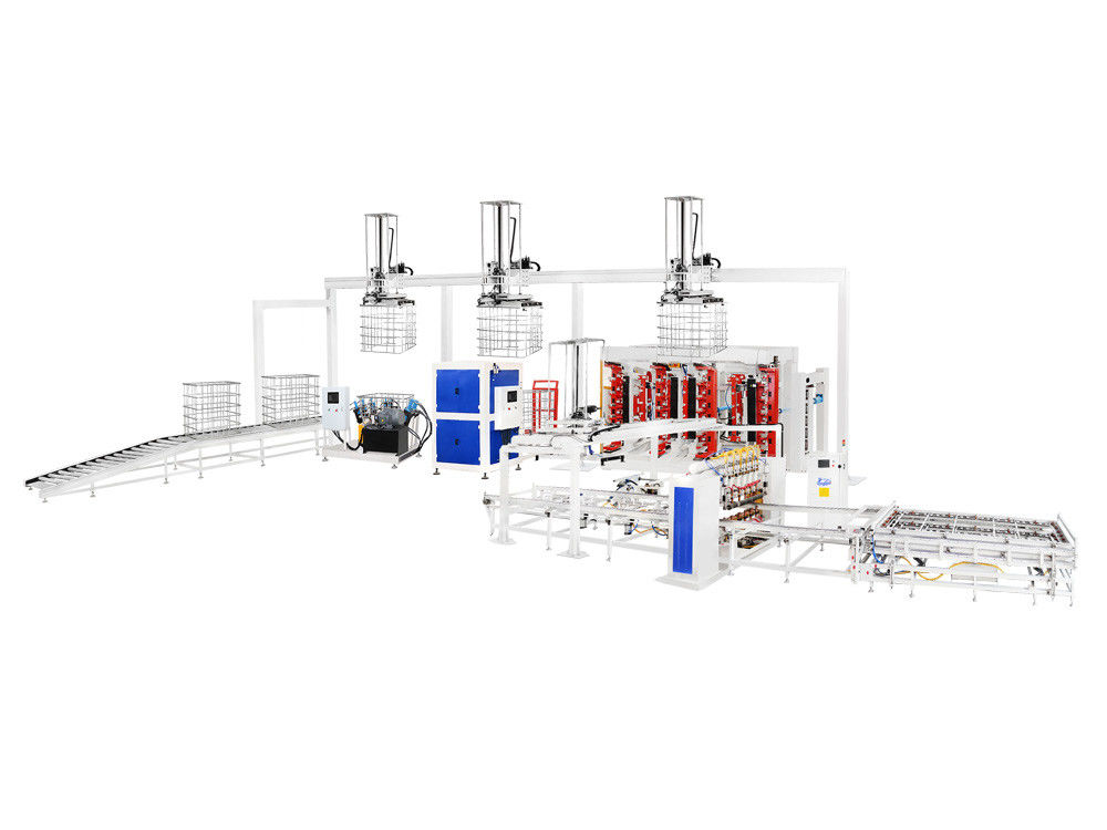 IBC Tote Cage Welding Machine z ochroną i mocą spawania 225KVA X 4 przeznaczona do ciężkich zadań spawania