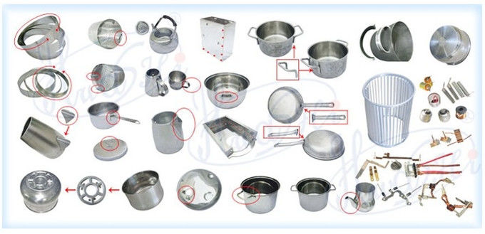 Maszyna do spawania plamek aluminiowych z mosiądzu ze stali nierdzewnej