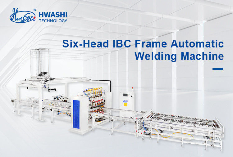 Automatyczna IBC Maszyna do spawania sieciowego dla IBC Tote Cage Frame Production Line