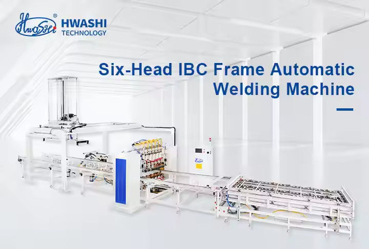 Średni kontener masowy IBC siatka Klatka ramka automatyczna linia produkcyjna,ramka stalowa IBC do zbiorników IBC