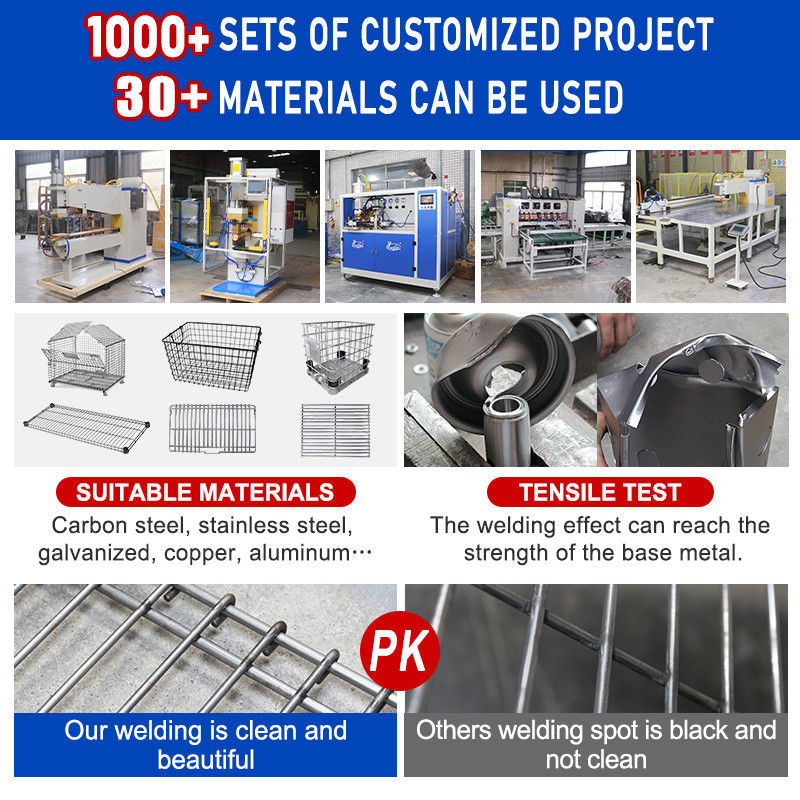 Hwashi CNC-Controlled Spot Welding Machine do produkcji wysokiej wielkości półki z drutami chłodniczymi