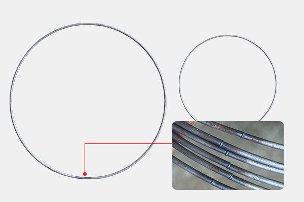 HWASHI Wire Diameter 2-8mm Automatic ring making butt welding machine Circle Ring Bar Pneumatic Resistance Butt Welding Machine