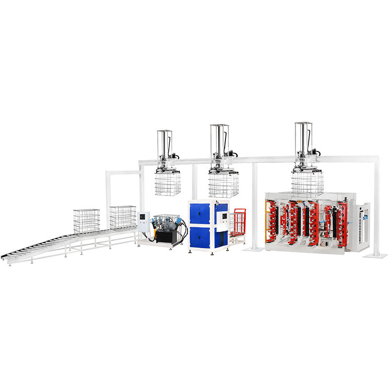 W pełni zautomatyzowana maszyna do produkcji klatek IBC, 80 klatek na godzinę, precyzyjna inżynieria i certyfikacja CE/CCC