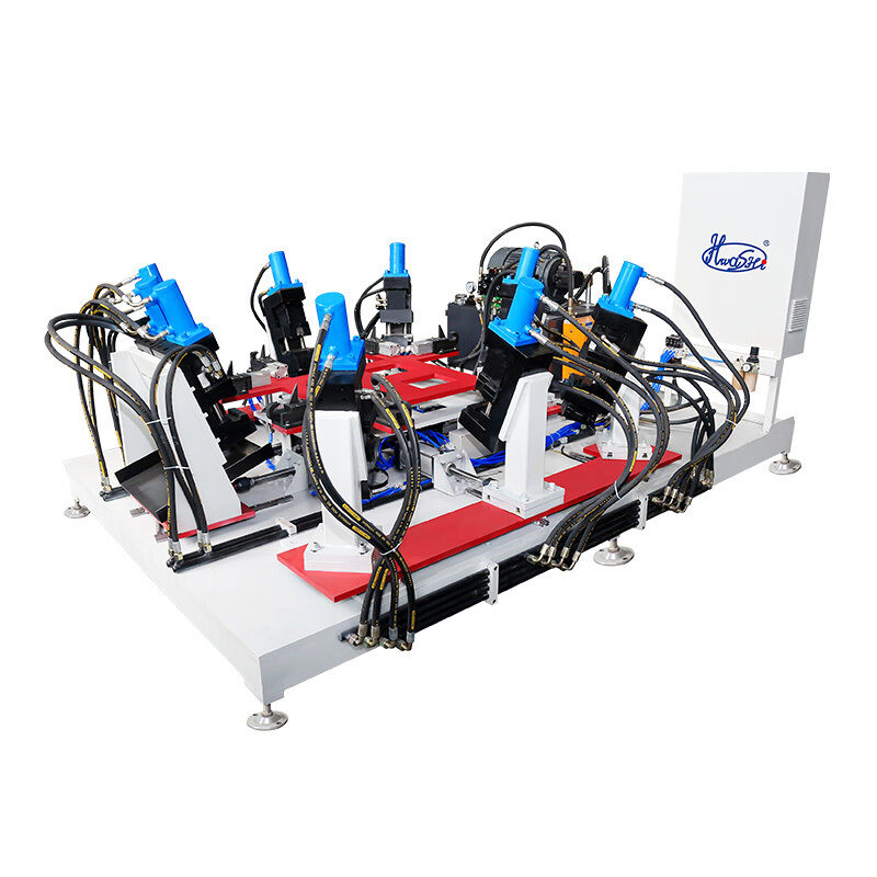 Automatyczna maszyna do produkcji klatek IBC o wadze 2000 kg, wydajności 80 klatek na godzinę i pracy ciągłej 24/7