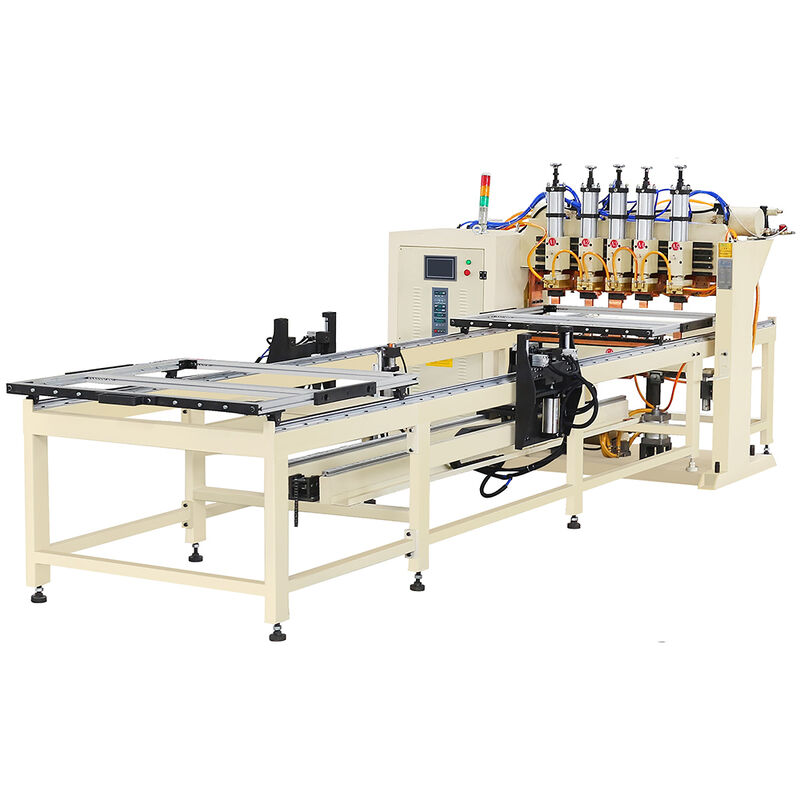 Zgrzewarka do kratki lodówki z podwójnym podajnikiem i automatycznym systemem podawania 10 elektrod