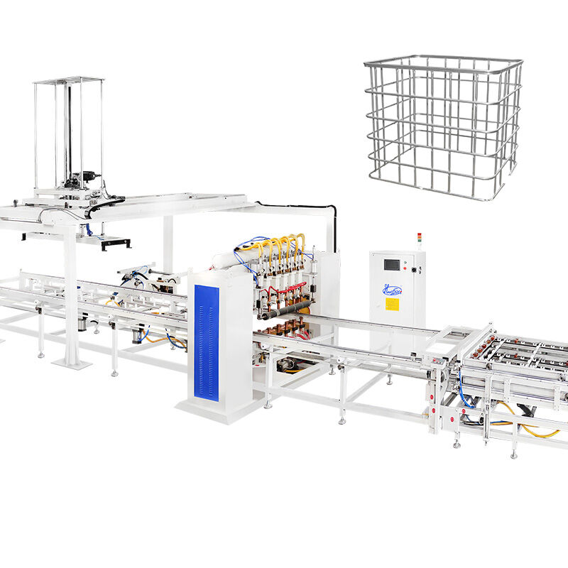 Wydajność gięcia 20 do 25 sekund IBC Tote Cage Welding Machine z metodą sterowania PLC i czasem badania drgań 0 do 1 godziny